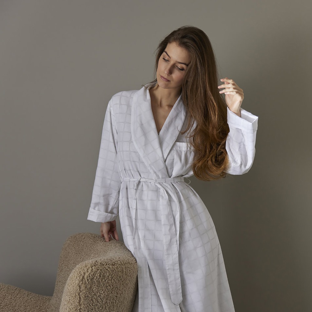 Cotton Dressing Gown – Trellis