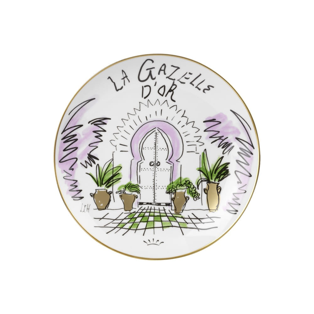 [PROFUMI LUCHINO] Designer Plate (LA GAZELLE D&#039;OR - Marrakech)
