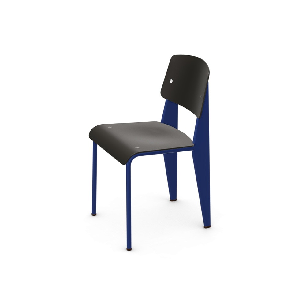 Standard SP Chair (41 Prouvé Bleu Marcoule/ 12 Deep Black)