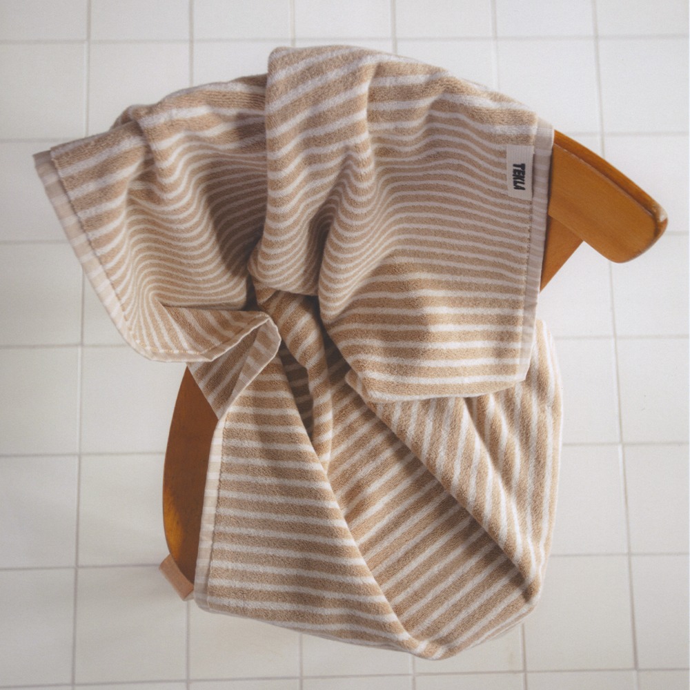 TEKLA 테클라 핸드타올 스트라이프 수건 Hand towel stripes  (14colors,2sizes)